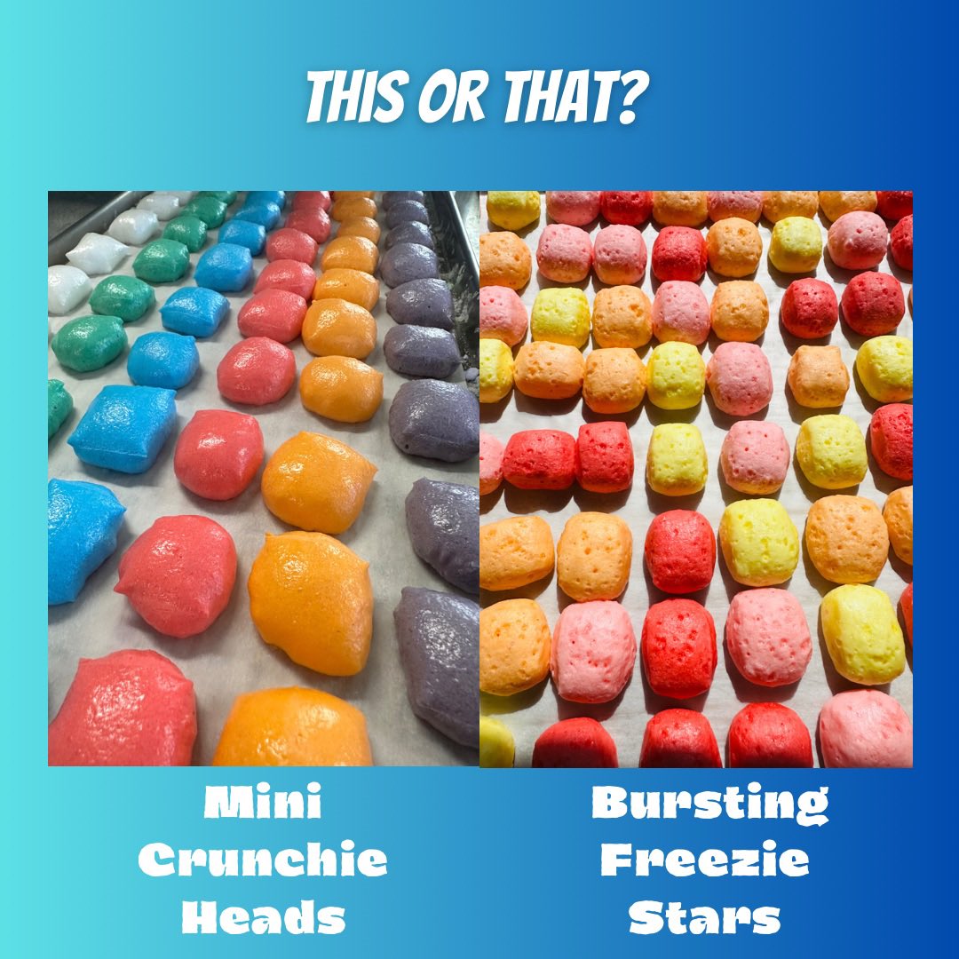 freezies_treats's tweet image. Craving a perfect snacking experience? 😋🤔 Share your ultimate way to enjoy these delicious candies below! 👇 Don&apos;t miss out on a FREE sample! Check the link in our bio or message us &apos;TRY&apos; for the link! 🎁🔥 #DeliciousCandies #SnackTimeFun