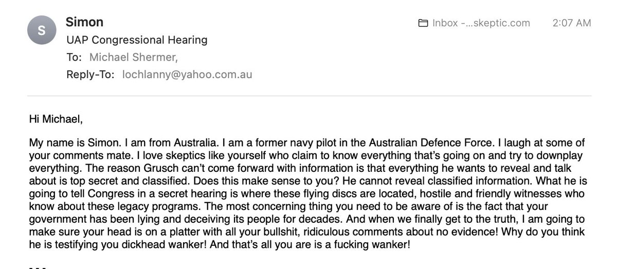 Michael Shermer tweet media