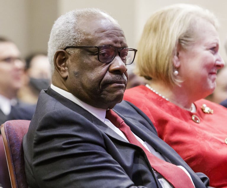 PopularLiberal's tweet photo. Who else shares the belief that Clarence Thomas was aware of his Ginni Thomas involvement in the January 6 insurrection? ✋🏽
#DemVoice1 #wtpBLUE https://t.co/uTQOZbZIcL