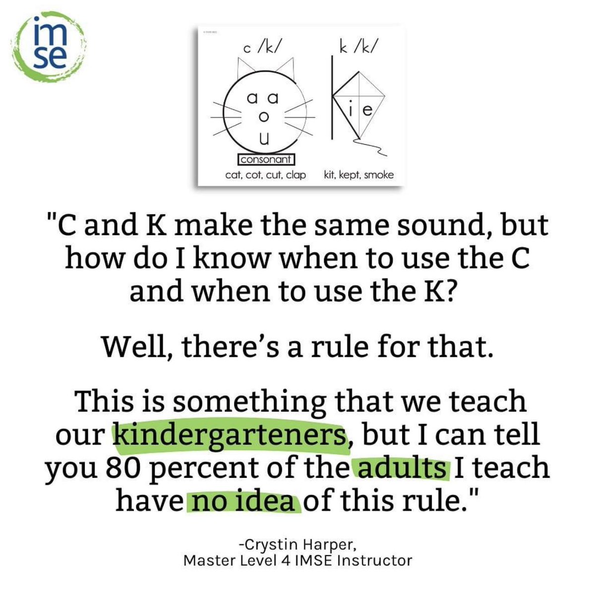 How many people learned this rule in school?
