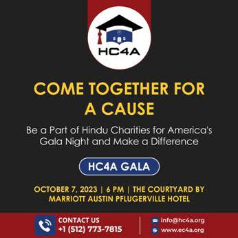 Join us for a night of compassion and impact as we celebrate and support Hindu charities at America's Gala Night! Immerse yourself in an evening filled with cultural richness, heartfelt giving, and shared values.
 #galanight  #america  #hindu #charity #cultural #values