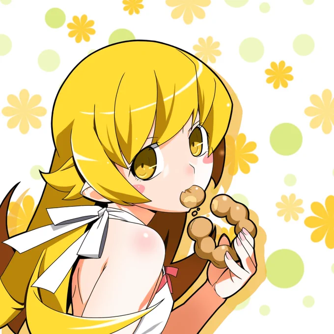 とりあえずお題一枚目(何日かかってんでしょうね…) うささん リクエストありがとうございました #忍野忍 #お絵描き好きさんと繋がりたい