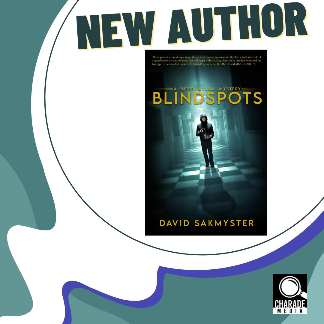 Charade is happy to announce we are currently working with the one and only David Sakmyster in publishing one of many in his newest series! Be on the lookout for Blindspots next year! #publishing #supernaturalmystery