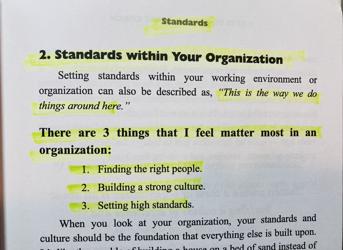 3 Keys in a successful organization: 
1. Right People 
2. Strong Culture
3. High Standards