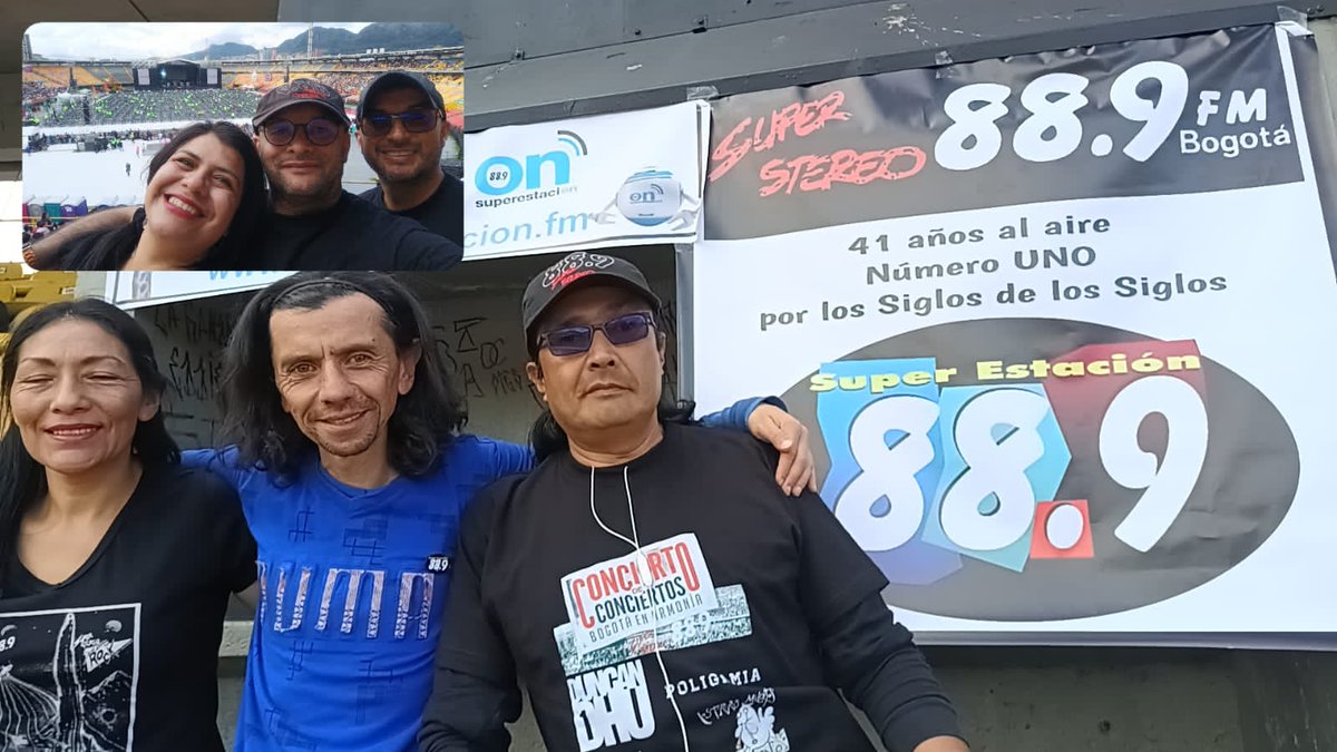 ClaudiaFonca's tweet photo. 35 años después.. #ConciertoDeConciertos Y no dejo de escuchar la @Superestacion, gracias amigos por compartir este amor a la emisora que alguna vez en el dial nos hizo felices @maosegurar @yanevero14 @Cesar7Forever @kkksegura @luisgumon @vladimir_cadena @JavierM31403036 https://t.co/rGxMnhcGL7