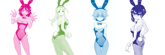 #バニーの日 バニーさんいくつか描いてました^^;