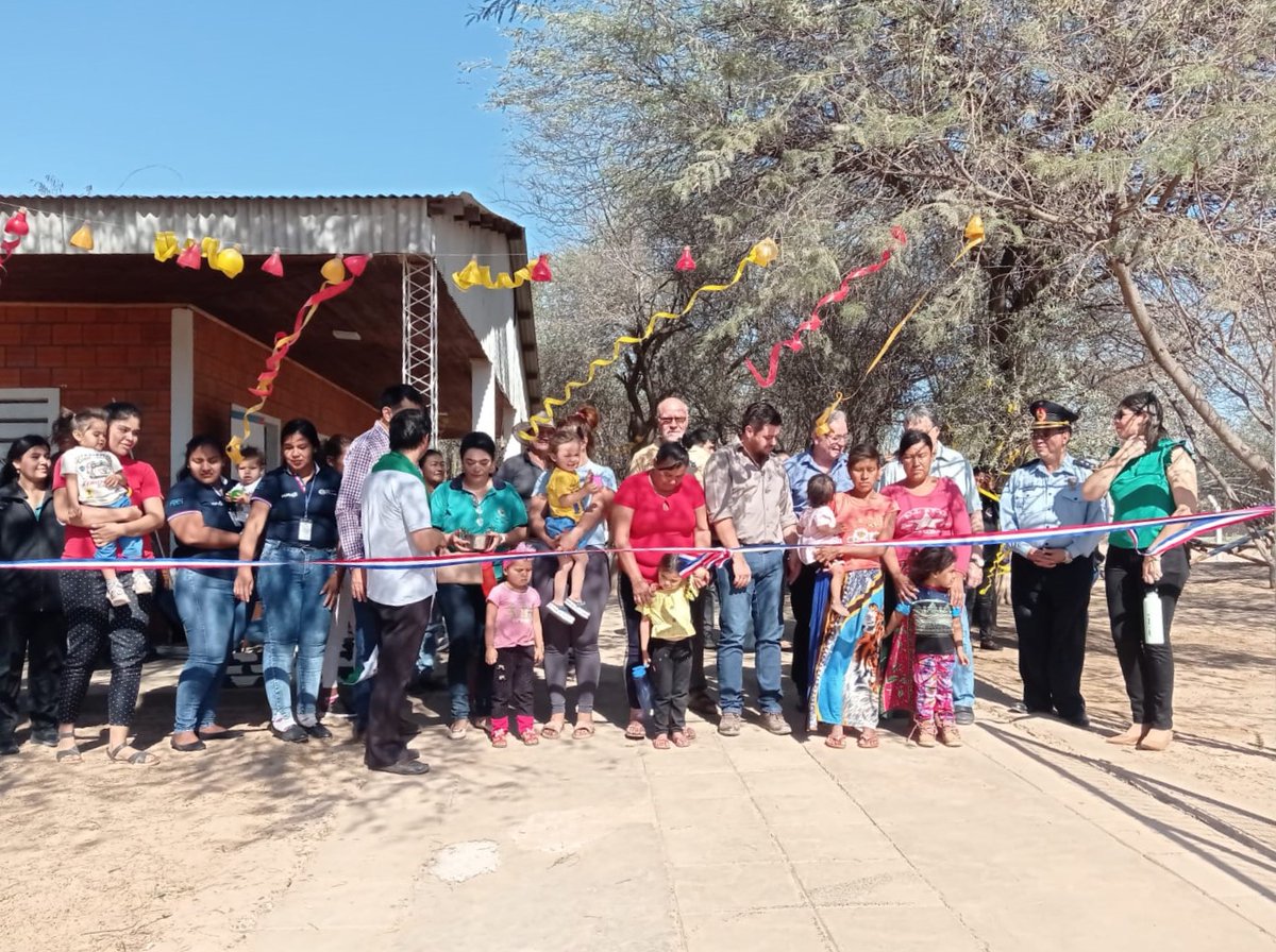 #AHORA 
Se inicia el acto de inauguración del nuevo Espacio de Desarrollo Infantil - EDI <a href="/kunuugovpy/">Kunu'u</a> 18 de la ciudad de Mariscal Estigarribia, departamento de Boquerón.