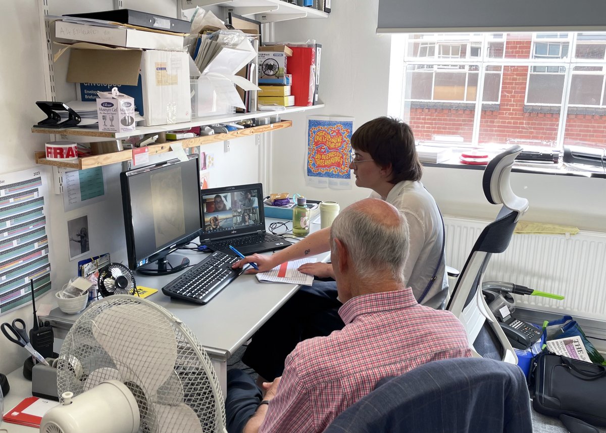 rbsagallery's tweet image. It's Drawing Prize selection day (in our very messy office!) with Barbara Walker, @KateJMason and Steve Bulcock, all overseen by our very own Jen Wilbur and Viv Astling PRBSA.

Good luck to everyone who submitted work!
#rbsagallery #drawingprize #selectionday #judges