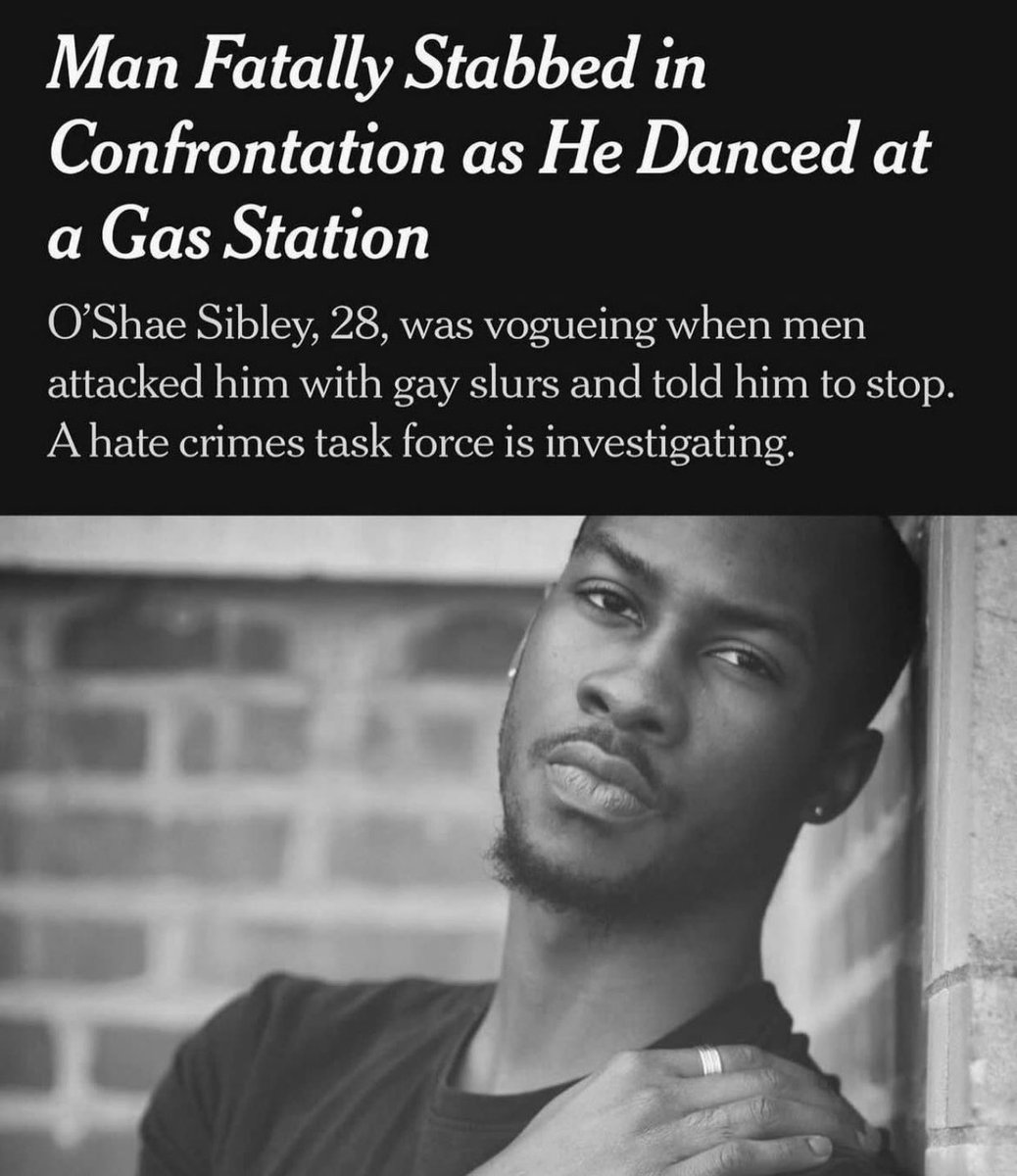 SisterRoma's tweet photo. If being LGBT and dancing is “offensive to your faith” it means YOU can’t be LGBT and YOU can’t dance. Not me. Not us. Rest in Power  #OsheaSibley https://t.co/XQKWuBumyc