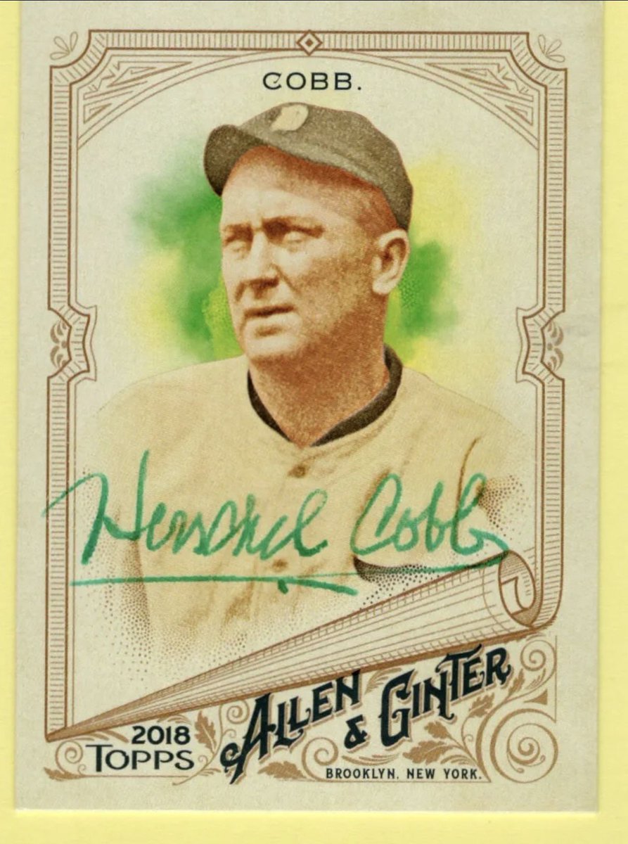 maevro's tweet photo. Thoughts on grandkids signing for their famous relatives? #TheHobby #Cobb #Ruth https://t.co/FUBK3RWTf9