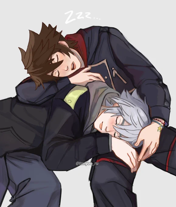 #kingdomhearts #soriku  shhh.. they're sleeping