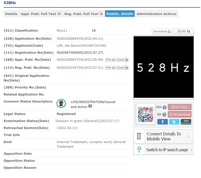 cyjprint's tweet image. 528Hz is now fully registered to Jaebeom since July 27.