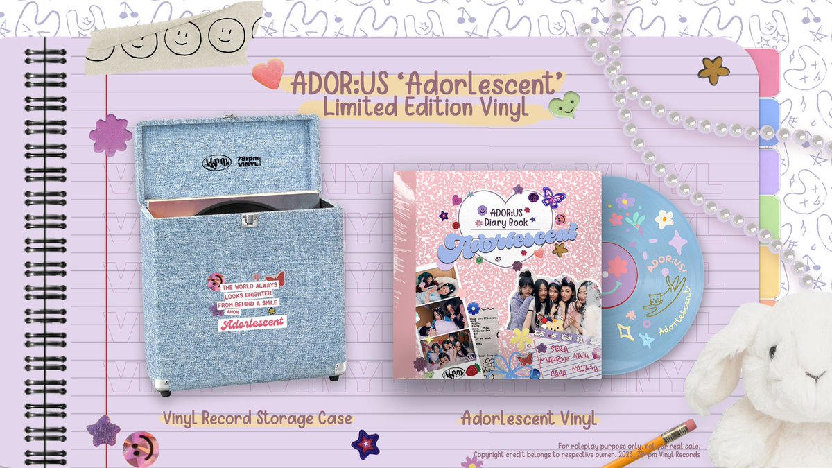 ㅤ

𝗔𝗗𝗢𝗥:𝗨𝗦 3rd Mini Album
𝗔𝗗𝗢𝗥𝗟𝗘𝗦𝗖𝗘𝗡𝗧

Price: IDR 4.000.000,-

*) Quote retweet your purchase
    with the format and the set
    will be yours!

ㅤ