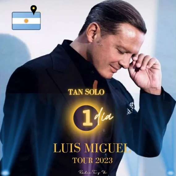 ¡Tan solo 1 dia!

 🇦🇷 Argentina 🇦🇷

#LuisMiguel | Tour 2023 |

#LuisMiguelEnArgentina
#LuisMiguelTour2023