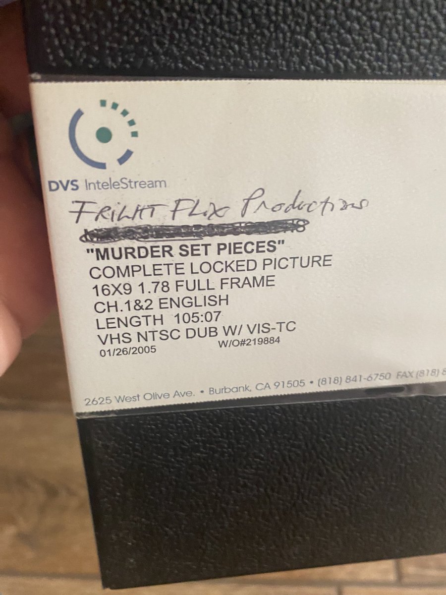 Hey, <a href="/palumbofilm/">Nick Palumbo</a>, look what I still have. Legitimately one of my most prized possessions. The OG uncut version.