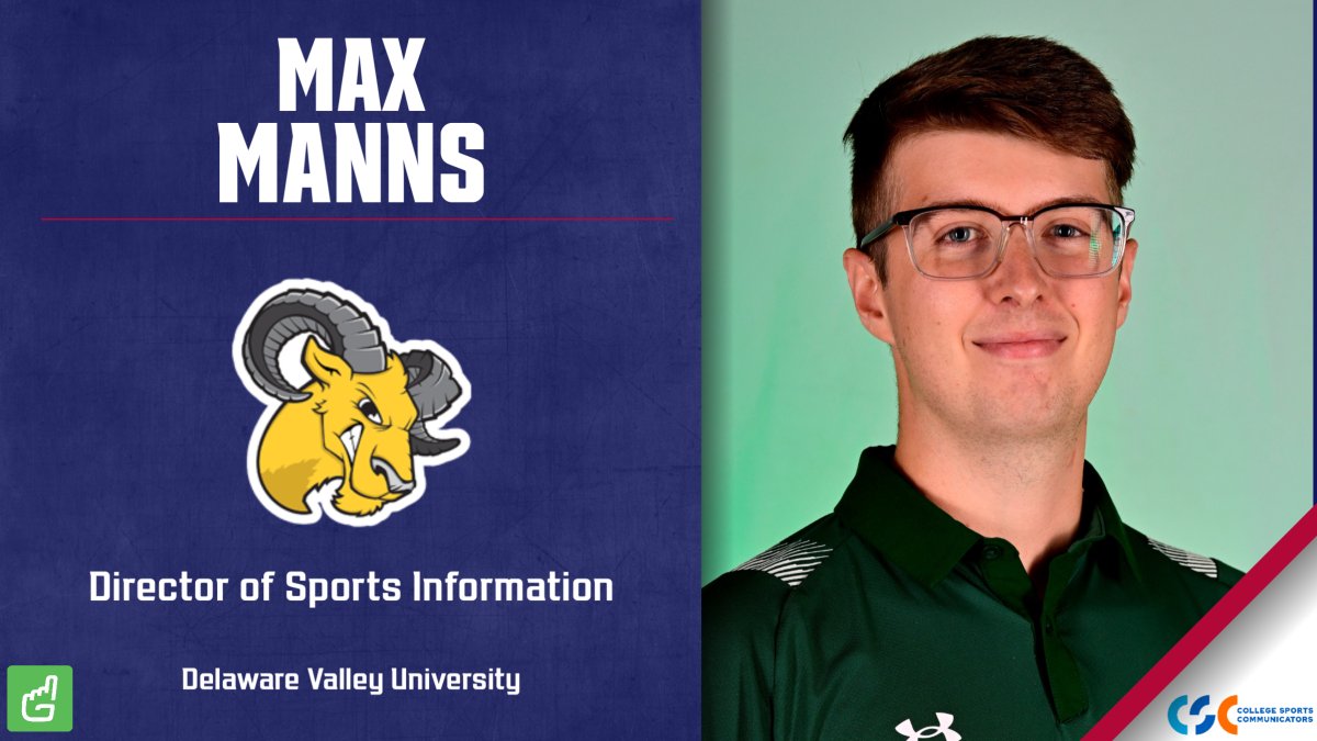 CSCcareers's tweet photo. TRANSACTION 🚨🚨 - @DVUAggies - Max Manns (@maxwellmanns) has joined the sports information staff at Delaware Valley University as the Director of Sports Information https://t.co/ru6Ub8OGhg