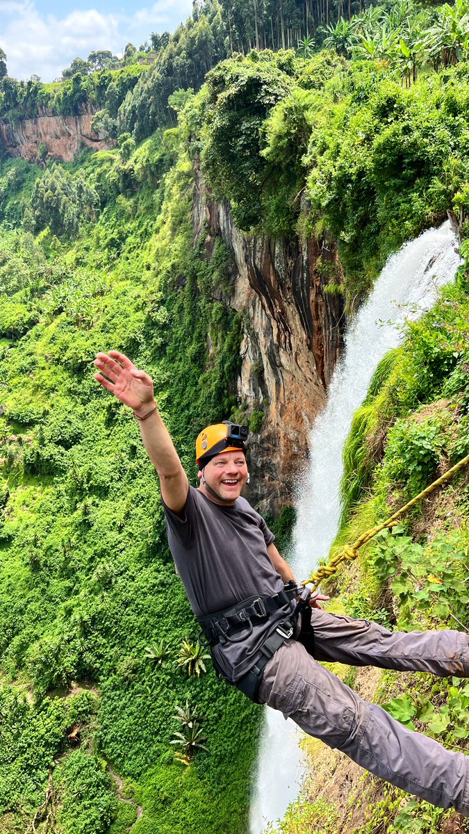 Our amazing client took on the ultimate challenge of hiking and abseiling at Sipi Falls! 🧗‍♂️🏞️ #ClientAdventures #HikingAbseiling #SipiFallsExperience #ThrillSeeker #AdventureBound @ElgonTrekkers 

Your service provider at Sipi Falls 

For bookings WhatsApp us on +256758747809