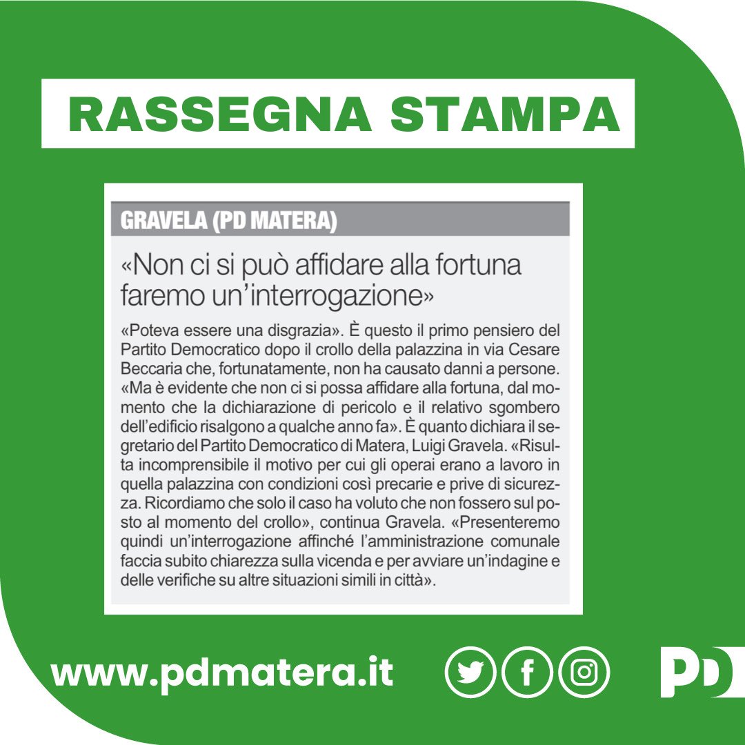 PD Matera tweet media