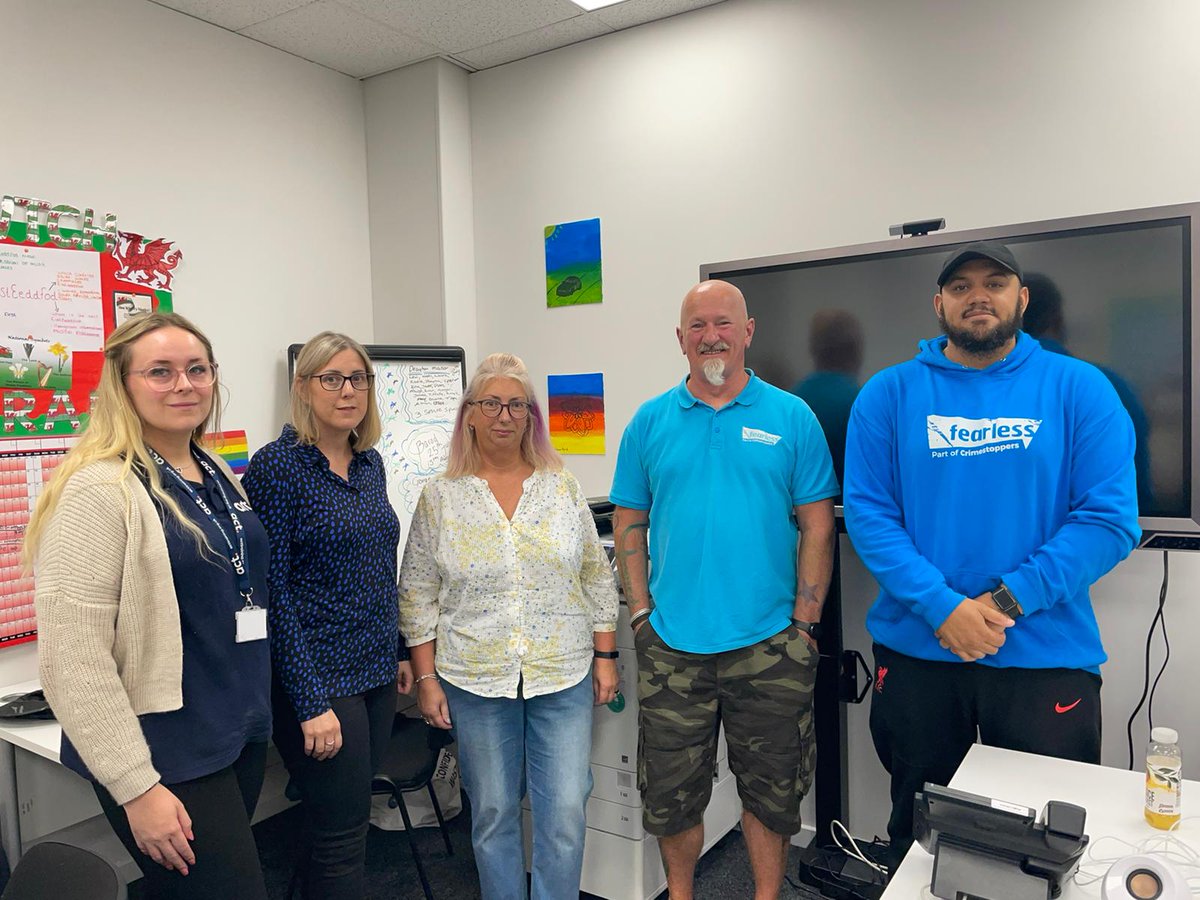 Wales_CS's tweet photo. A well received session on #Countylines delivered to students from @acttrainingltd by #FearlessWales team Kieron &amp; Alastair.
The session was observed by Kayleigh Carter (ACT), Samantha Swift &amp; Amanda Rees @Workingwales (Jobs Growth Wales+) with positive feedback.
#Countylines https://t.co/dduqtBGACi