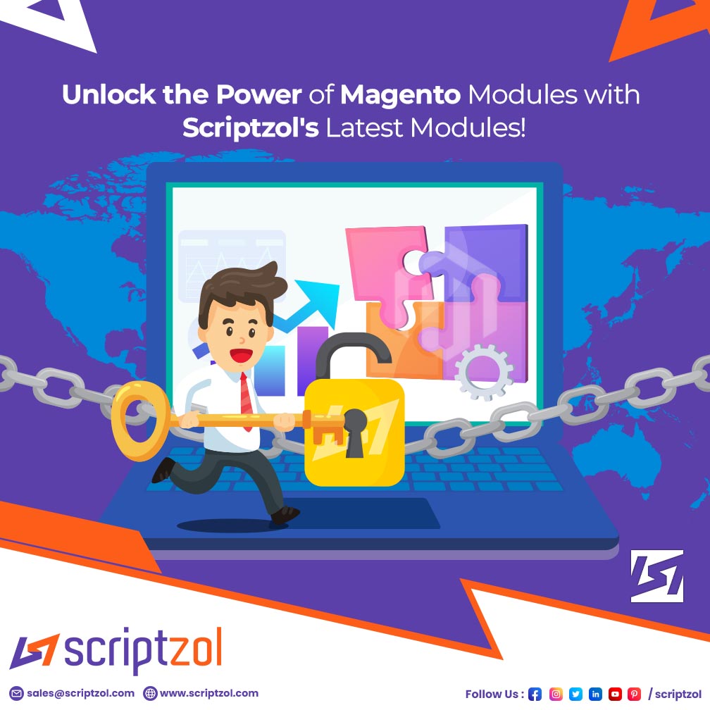 scriptzol's tweet image. 🚀 Introducing Scriptzol - Your Trusted Magento Modules Development Service Provider In Market! 🛒
We Provide Tailored Solutions to Perfectly Fit Your Business Needs! 🎯👉scriptzol.com/magento-2
#scriptzol #magento2modules #magento2extensiondevelopment #magento2paymentgateway