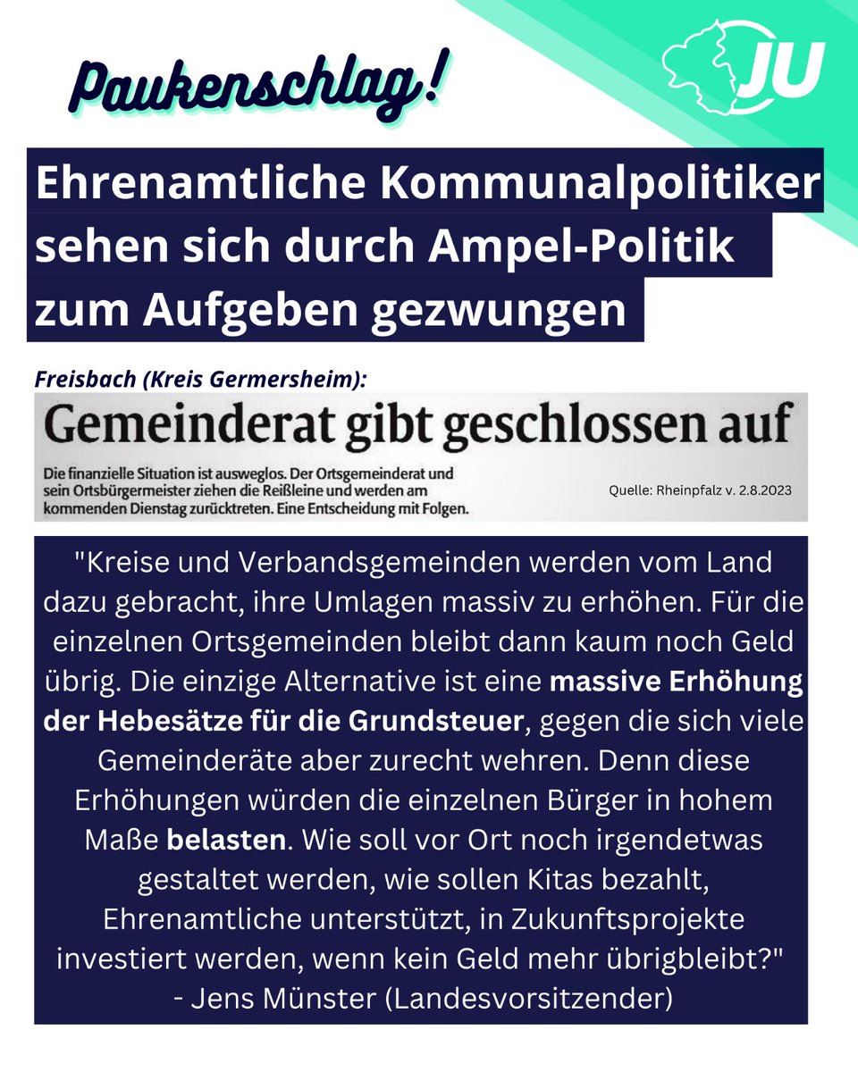 JURLP's tweet image. #Freisbach #Ehrenamt #Kommunalpolitik