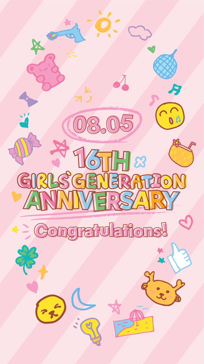 Girls’ Generation Debut 16th Anniversary 8.5 Congratulations! #GirlsGeneration