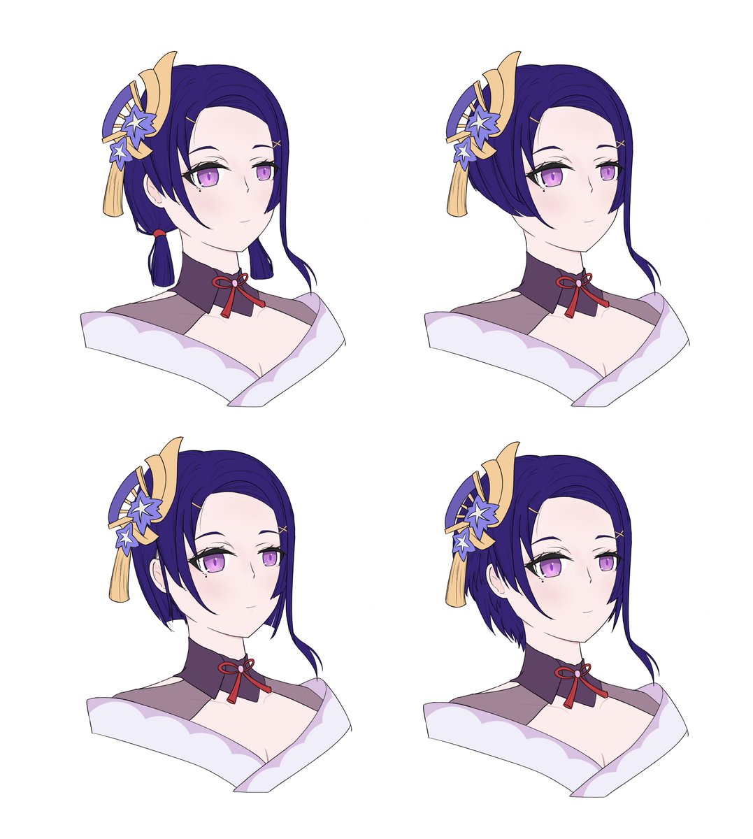 Raiden Shogun Top Collection 💈💇‍♀️
After the misunderstanding in my prev post 💇‍♀️💇‍♀️👀

#原神 #雷電将軍 #RaidenShogun #RaidenEi #Genshinimpact #髪型チェンジ #散髪