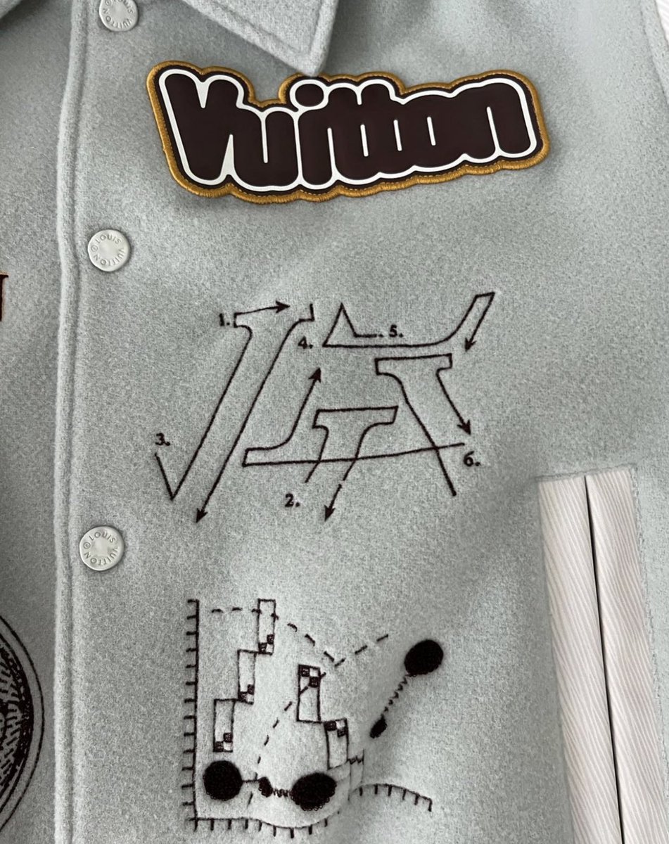 Outlander Magazine on X: Louis Vuitton “Jigsaw” Varsity (2022)   / X