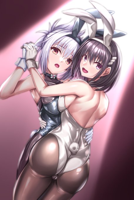 #バニーの日 
っということで今年はあやかしトライアングルの二人 