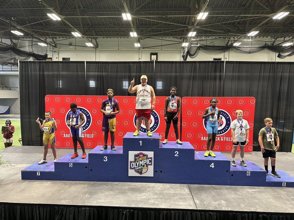 On top of the 🏔️ 
45’9.25” 🥇