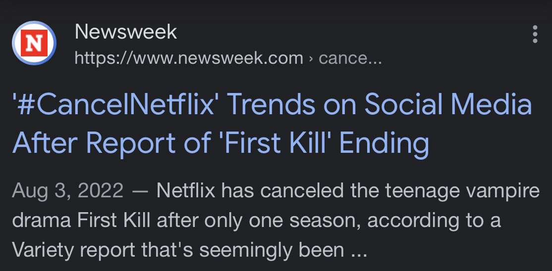First Kill Forever tweet media