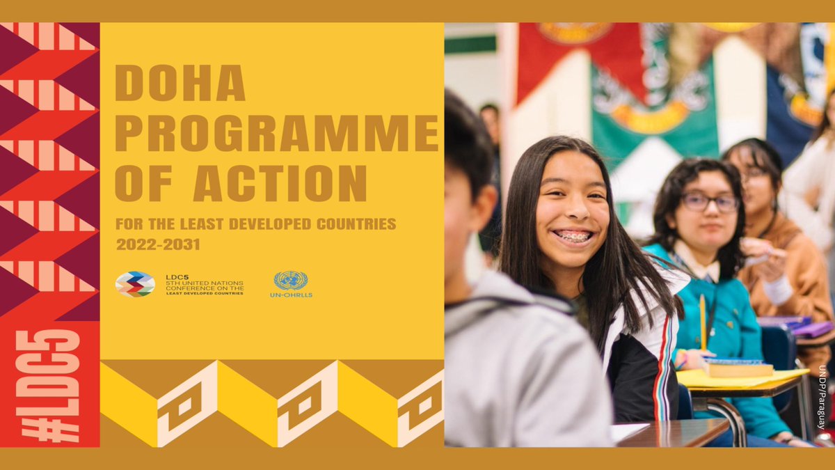 The Doha Programme of Action is a critical roadmap for the development of the world's 4⃣6⃣ Least Developed Countries (LDCs) 🗺️ 🗺️🗺️

But what exactly does it seek to achieve? 🤔

Find a breakdown of the key deliverables here🌍: 👉 rb.gy/5vxd4 

#LDCsDay