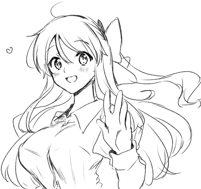原稿に行き詰まると無心で描ける過去の自キャ描きたくなっちゃう