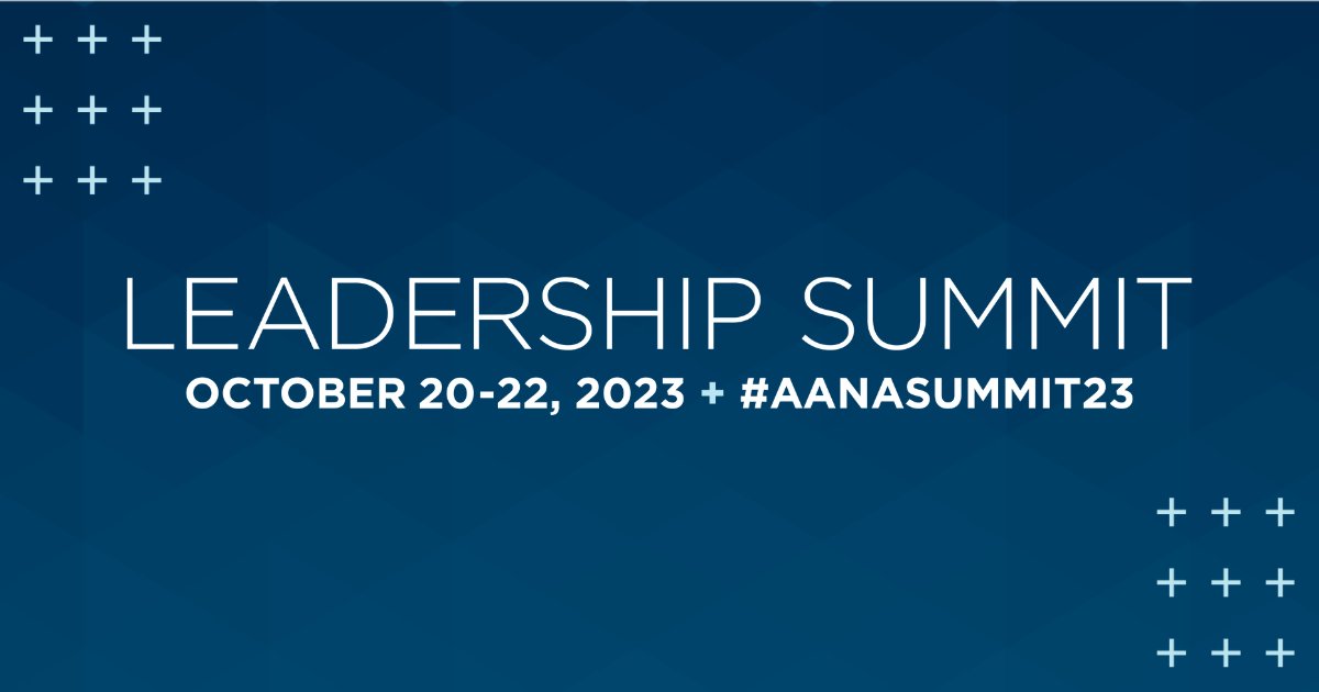 Enjoy a discounted rate for #AANASummit23 until August 21! 
👉 hubs.la/Q01T79yn0