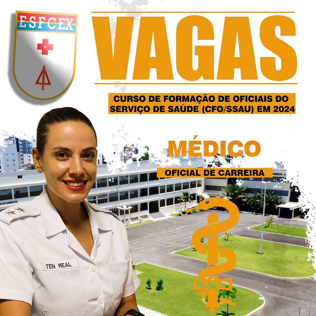exercitooficial's tweet photo. #ÚltimoDia

Já fez a sua inscrição para o Concurso de Admissão da ESFCEx? 
São 197 vagas para diversas profissões. Não perca tempo! As inscrições serão encerradas no dia de hoje, às 15h. 
Faça sua inscrição e junte-se a nós! https://t.co/tQfBp7qevu