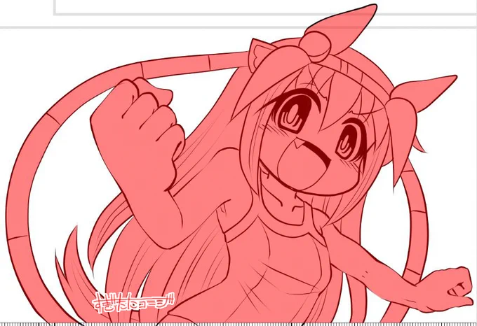 ドヤ顔タマちゃん(夏進捗) #ウマ娘 #タマモクロス