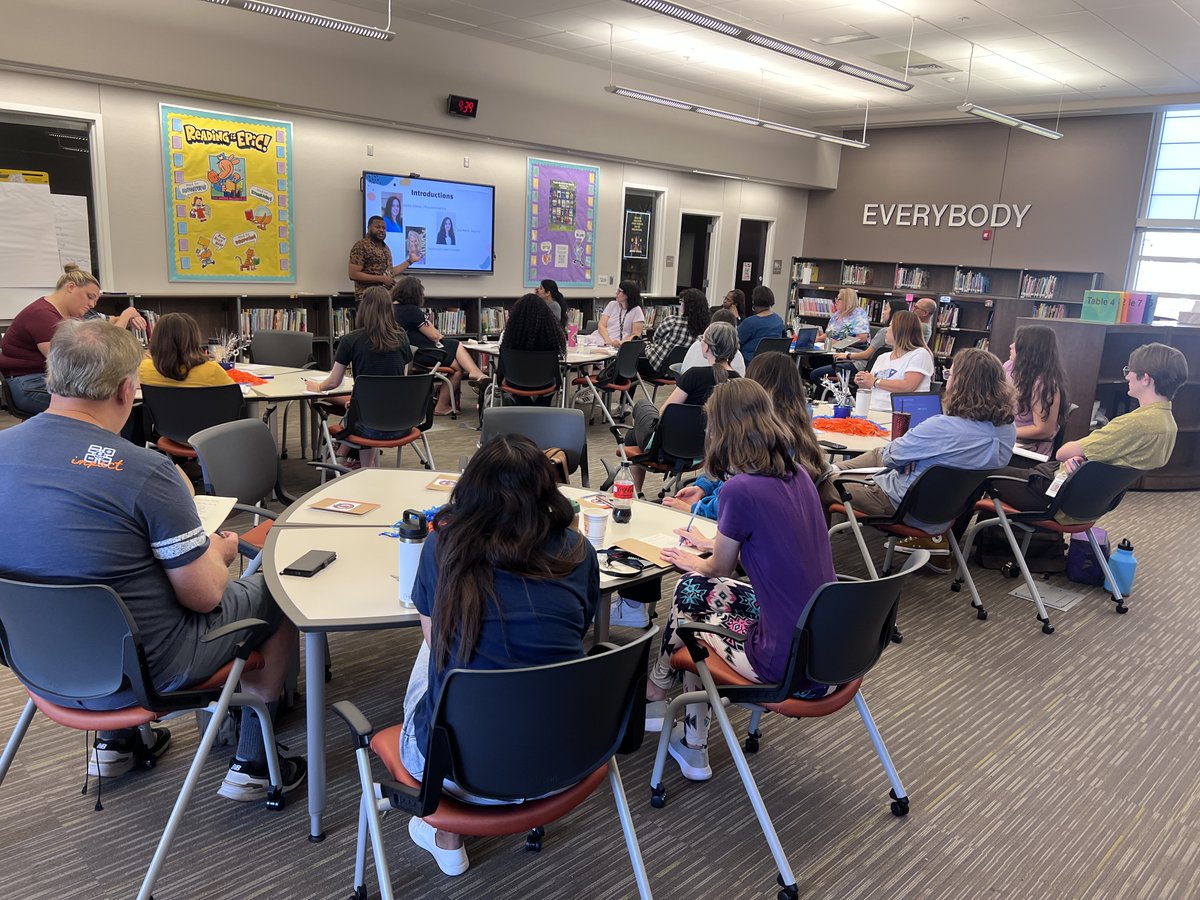 New teacher orientation is in full swing! Excited to see the new trailblazer family  members that will be joining the team. @PrincipalKUnger