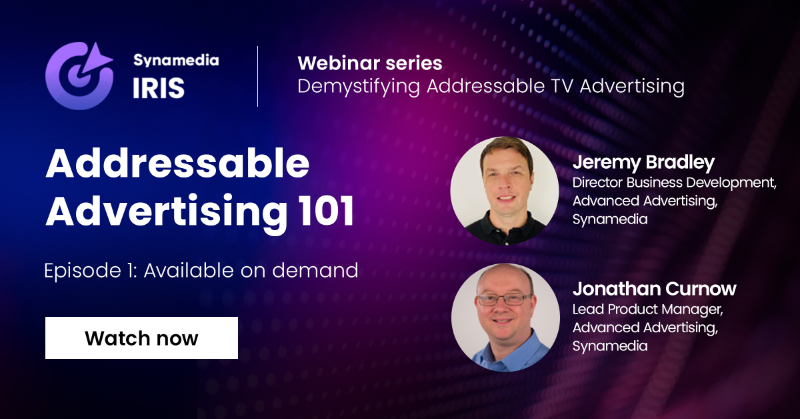 SynamediaVideo's tweet photo. With addressable TV #advertising picking up pace, you may have concerns about its cost effectiveness, readiness and even compliance. Listen to our experts as they go through these challenges one by one and help demystifying advertising. #addressableadvertising #addressabletv