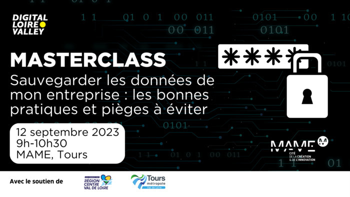 📅 À vos agendas ! Masterclass : Sauvegarder les données de mon entreprise 👉openagenda.com/events/28995015