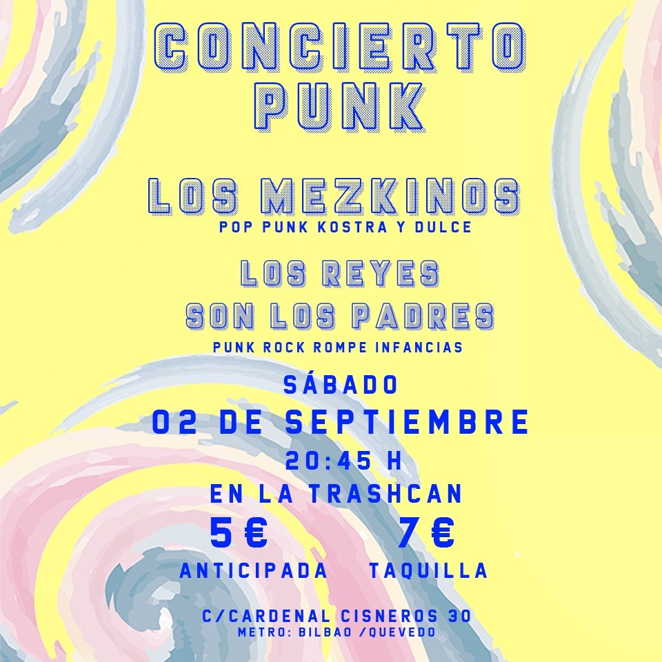 mezkinos's tweet photo. Ya tenemos cartel y entradas anticipadas para nuestro concierto del día 2 de septiembre en la sala Traschan de Madrid 🔥🔥🔥

Aquí podéis comprar las entradas:

https://t.co/HvUEIDF4Qu https://t.co/W5YXouWARK
