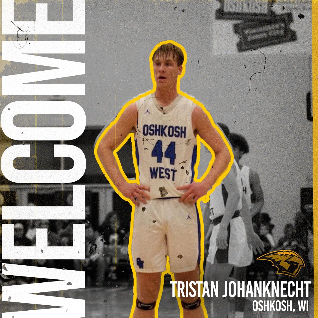 Next up, from right here in Oshkosh, join us in welcoming Tristan Johanknecht!

📚 High School: <a href="/OshkoshWestBBB/">Oshkosh West Boys Basketball</a>
🏀 AAU: @WICrusaders
🏅 2x FVA All-Conference
🏅 Steven L. Randall Award Recipient
📊 2nd in FVA in Rebounding
📊 3rd in FVA in Blocked Shots