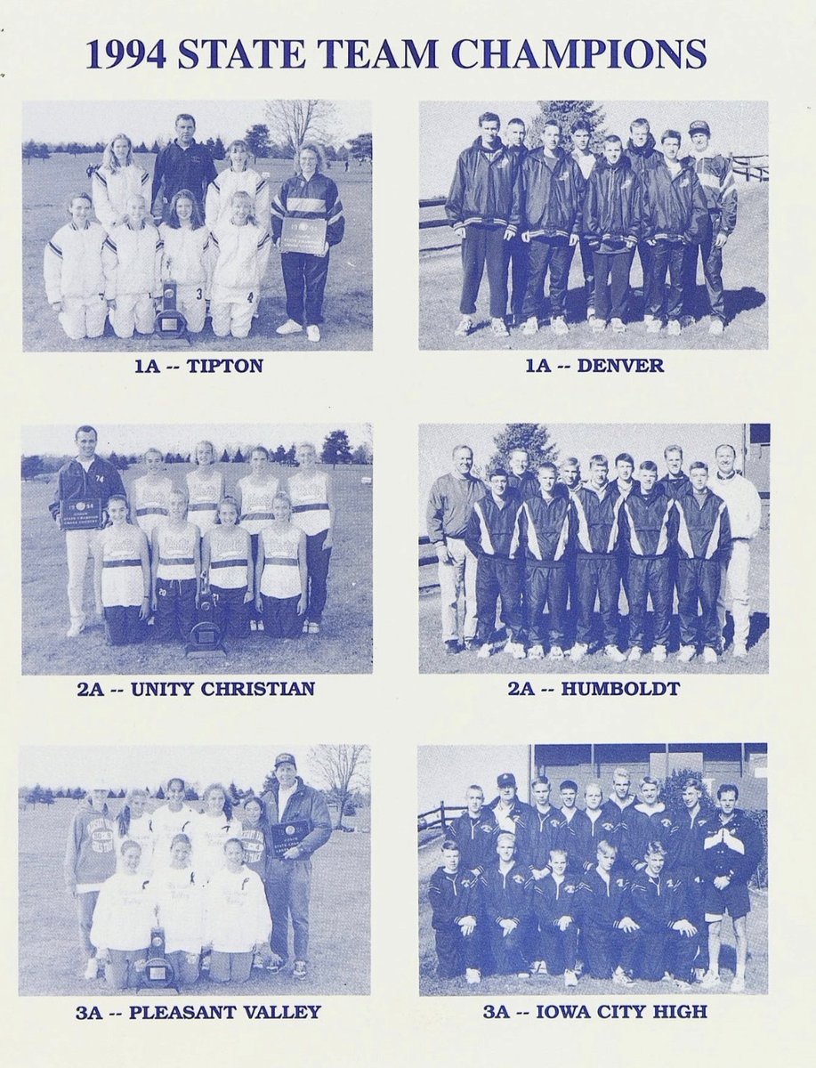 IHSAA's tweet photo. Today is the first official day that cross country runners are able to compete and start their 2023 season. Good luck to the athletes who will be doing so and enjoy this throwback for our #AchieveUpdate picturing the 1994 team cross country champions! 🏆
🌟https://t.co/85QTp0ra20 https://t.co/gdmAXXS5In