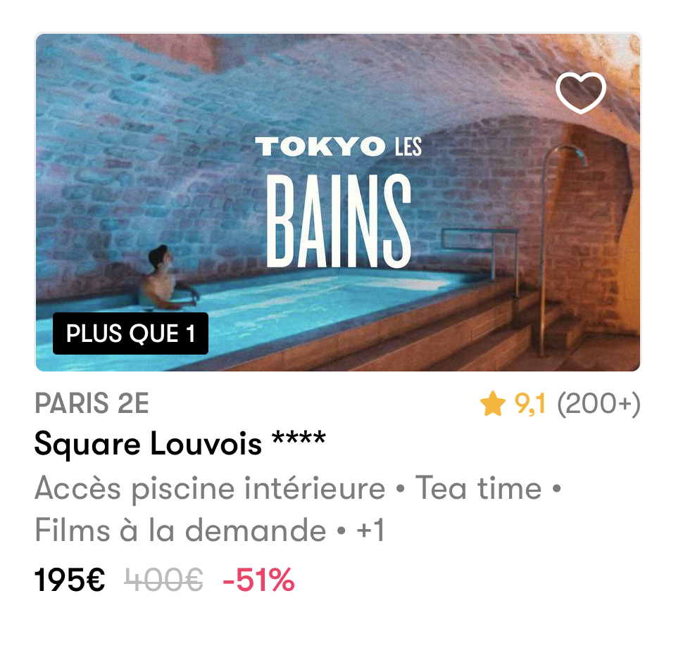 Santiu_Ks's tweet photo. 🔸Comment en profiter ?

Il faut se connecter sur l'app en fin de semaine (à partir de mercredi), pour découvrir les offres proposées pour le week-end à venir.

Quelques exemples de promos : https://t.co/m4rElsJRO8