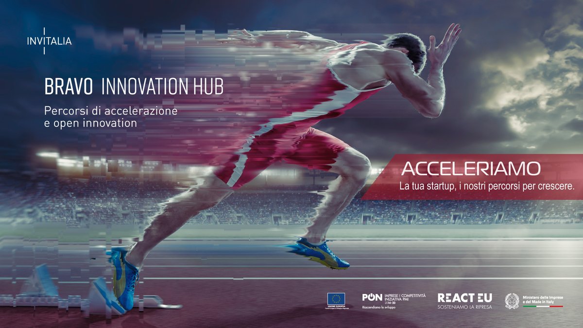 Invitalia's tweet photo. 🏃🏼 #BravoInnovationHub | Online le #graduatorie delle 50 migliori #startup selezionate da #Invitalia per i 5 nuovi percorsi di accelerazione che partiranno a settembre negli hub di #Brindisi, #Palermo e #Cagliari.

🏁 Scopri chi è stato selezionato!👉🏼 https://t.co/YDAvlBEiuC https://t.co/CDzs0OOJN1