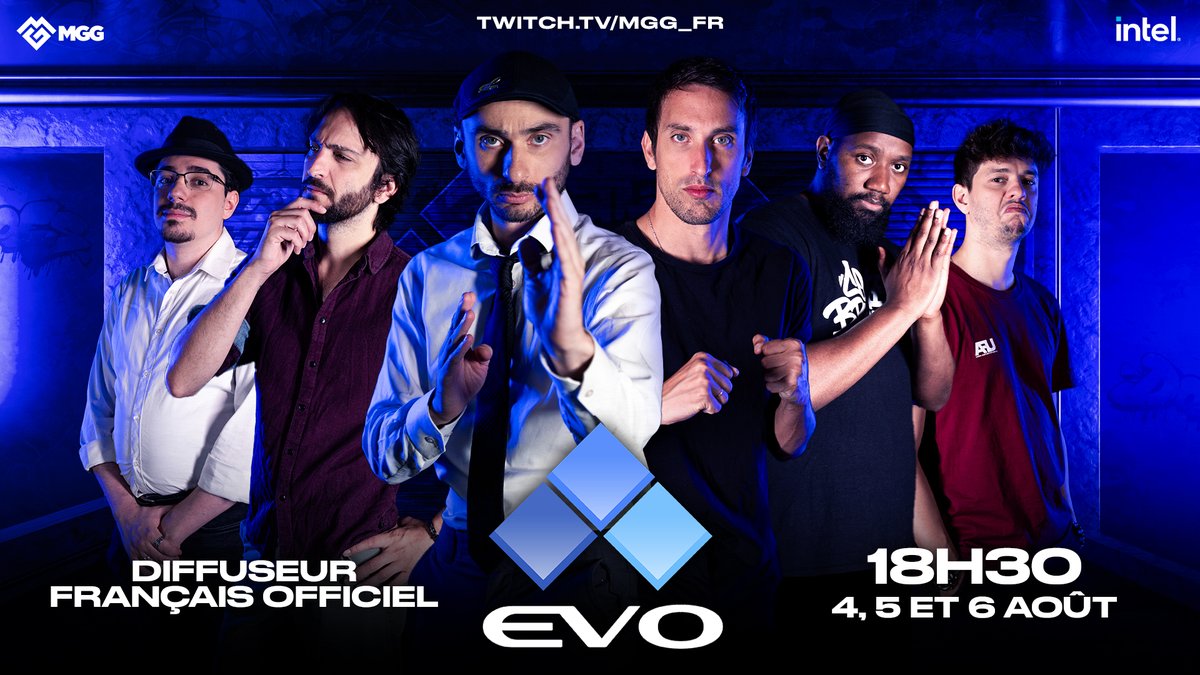 MGG__TV's tweet photo. Voici la line-up pour cet EVO ! Comme d’hab, on a fait venir la crème de la crème 🥰

@KenBogard, @NormanGenius, @TPK_live, @MK_RZA, @ScelGH et @Le_Fauster sacrifieront leur sommeil pour votre plus grand plaisir 🥳

Merci @IntelFrance de nous accompagner tout au long de l'EVO 🫶 https://t.co/uJTBwSvP5y