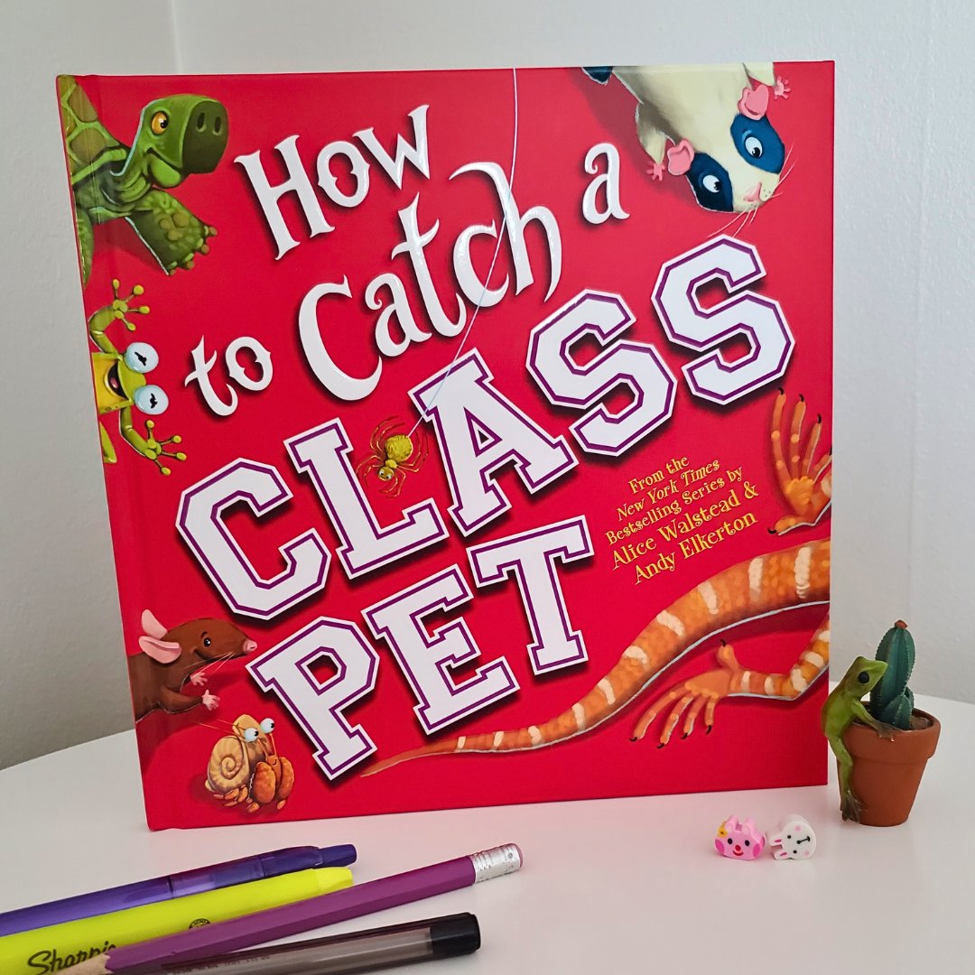 SourcebooksKids's tweet photo. The class pets have escaped! Will the Catch Club Kids be able to capture their wayward pets? 🐹
How to Catch a Class Pet
Alice Walstead, illustrated by Andy Elkerton
#howtocatch #howtocatchbooks #classpet #readyforschool #backtoschool #firstdayofschool #picturebook https://t.co/cJFV6aRaRb