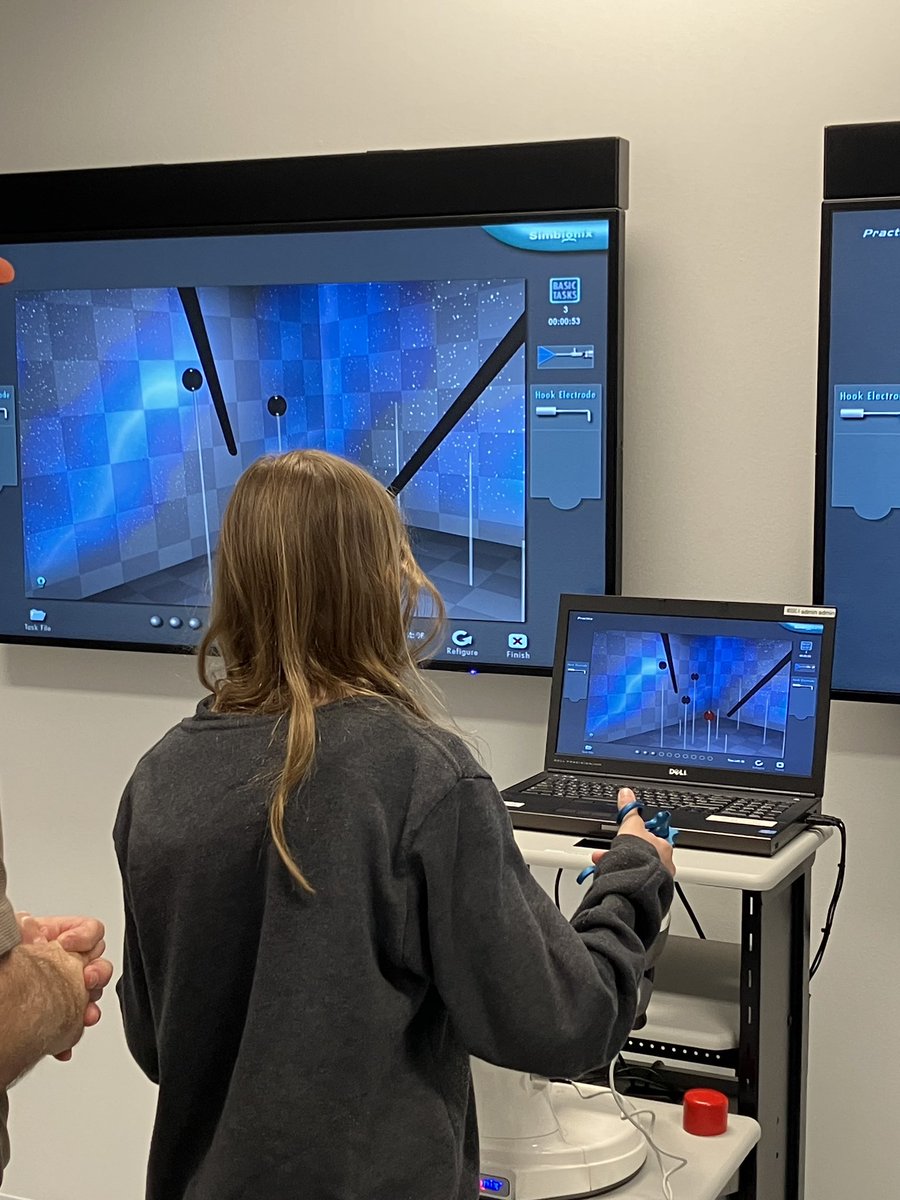 cwru_sim's tweet photo. We hosted middle school students from BaySTEM &amp; it was a blast! Students learned about the use of manikins in med ed, simulated a cholecystectomy, completed donning &amp; doffing, &amp; practiced intubating on task trainers. Thank you BaySTEM for visiting us!! 

#cwrusim #medicalsim https://t.co/o0aU4AQEEL
