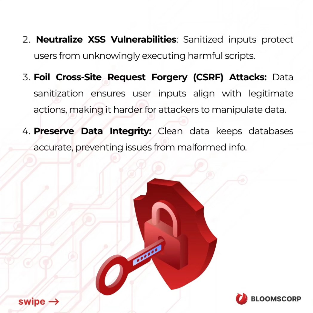 bloomscorp's tweet photo. 🔒 Safeguarding our Digital Frontier! 💻🛡️ Embracing data sanitization to fortify web security and protect users from cyber threats. 💪 Let's stand together against injection attacks, XSS vulnerabilities, and more. 💥✅ Privacy, trust, and resilience are our top priorities. 🙌 https://t.co/ZItrIV5qkA