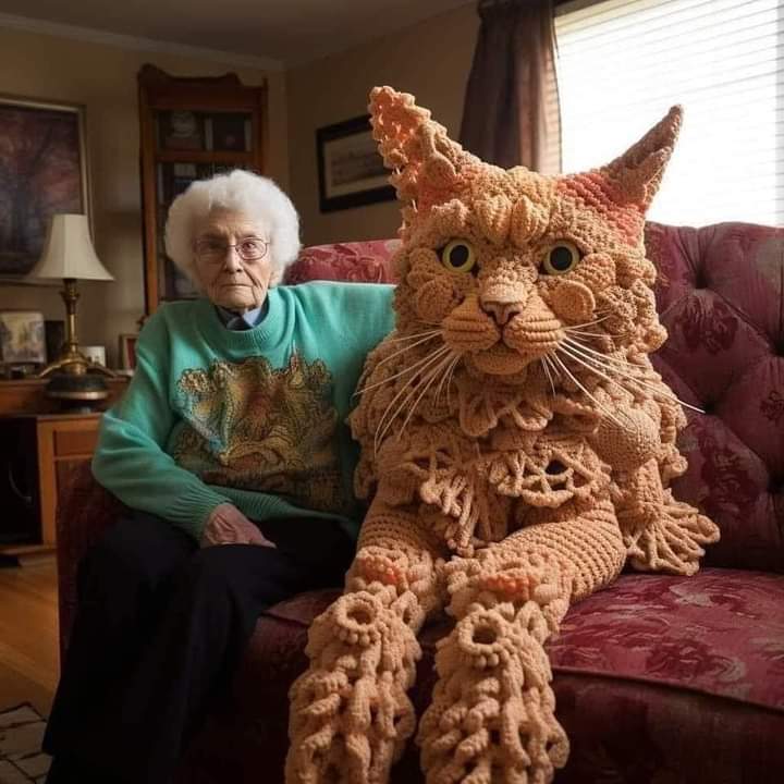 Cuando el crochet 🧶 se va de las manos o que la abuela ya estaba hasta el moño de hacer pañitos.