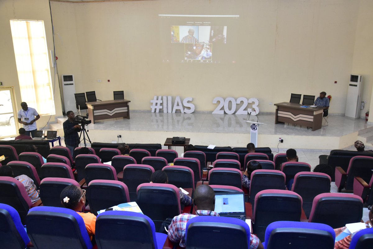 ifeias's tweet photo. In this plenary session, Dr. Oluwakemi Adesina and Prof. Adélékè Adéẹ̀kọ́ from @OSUEnglish shares on "The Academic Community's Role in Africa Progress". Host facilitator - Dr. Tolulope Osayomi
#IIAS2023 #AdvancingAfrica https://t.co/ZAQeYIfnd5
